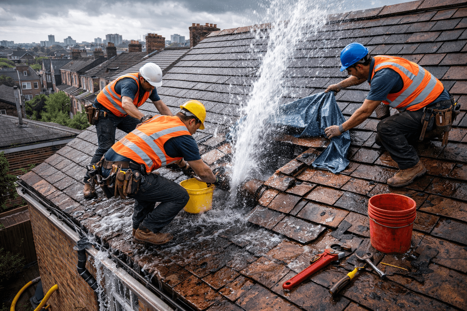 24/7 emergency roofing in Stoke-on-Trent with rapid response for leaks, storm damage, and urgent roof repairs.