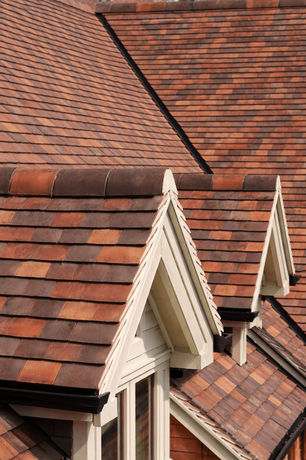 natural slate roofing installation on pitched UK home